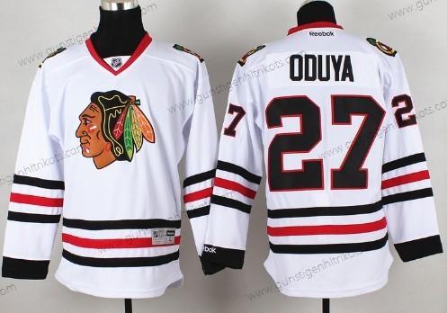 Herren Chicago Blackhawks #27 Johnny Oduya Trikots – Weiß