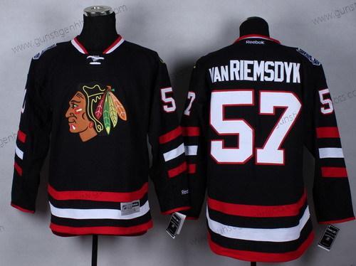 Herren Chicago Blackhawks #57 Trevor Van Riemsdyk 2014 Stadium Series Trikots – Schwarz