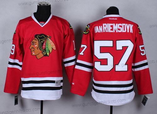 Herren Chicago Blackhawks #57 Trevor Van Riemsdyk 2014 Trikots – Rot