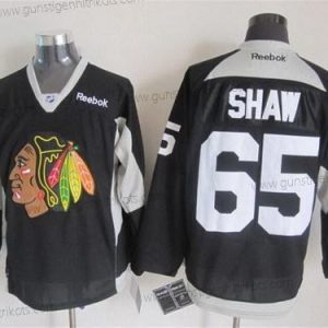 Herren Chicago Blackhawks #65 Andrew Shaw 2014 Training Trikots – Schwarz