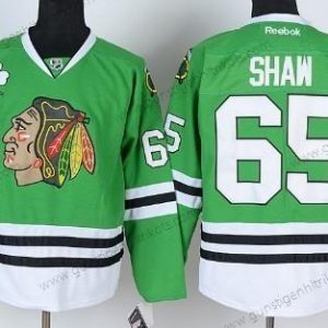 Herren Chicago Blackhawks #65 Andrew Shaw Trikots – Grün