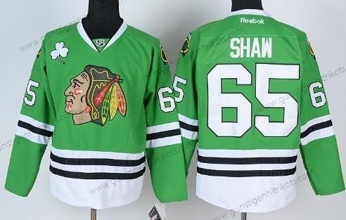 Herren Chicago Blackhawks #65 Andrew Shaw Trikots – Grün