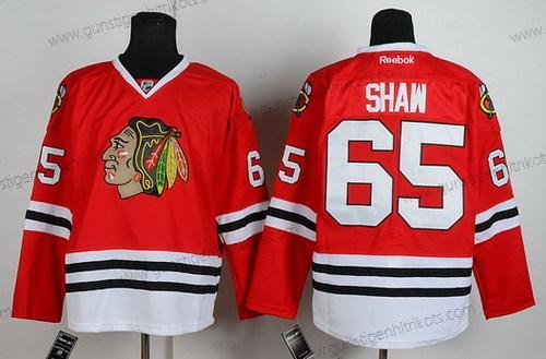 Herren Chicago Blackhawks #65 Andrew Shaw Trikots – Rot