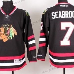 Herren Chicago Blackhawks #7 Brent Seabrook 2014 Stadium Series Trikots – Schwarz