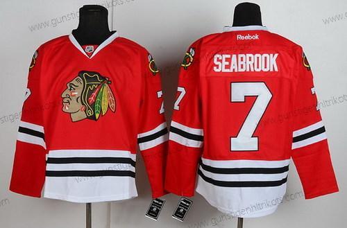 Herren Chicago Blackhawks #7 Brent Seabrook Trikots – Rot