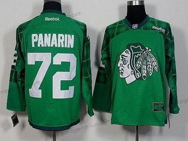 Herren Chicago Blackhawks #72 Artemi Panarin 2016 St. Patrick’S Day Hockey Trikots – Grün