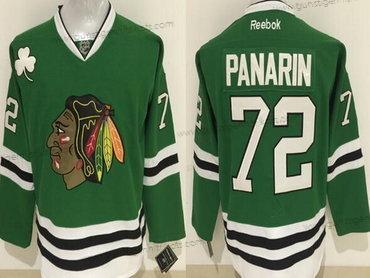 Herren Chicago Blackhawks #72 Artemi Panarin Reebok Hockey Trikots – Grün