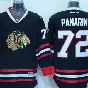 Herren Chicago Blackhawks #72 Artemi Panarin Reebok Hockey Trikots – Schwarz