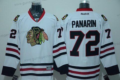 Herren Chicago Blackhawks #72 Artemi Panarin Road Premier Reebok Hockey Trikots – Weiß