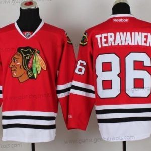 Herren Chicago Blackhawks #86 Teuvo Teravainen Punk Trikots – Rot