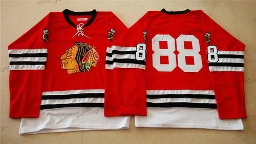 Herren Chicago Blackhawks #88 Patrick Kane 1960-61 Vintage Trikots – Rot