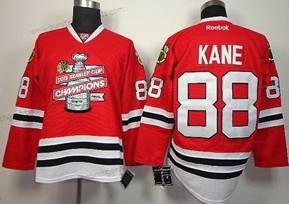 Herren Chicago Blackhawks #88 Patrick Kane 2013 Champions Commemorate Trikots – Rot