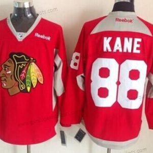 Herren Chicago Blackhawks #88 Patrick Kane 2014 Training Trikots – Rot