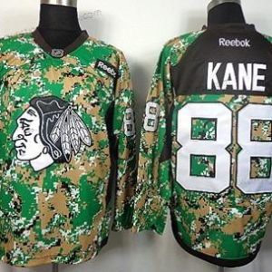 Herren Chicago Blackhawks #88 Patrick Kane 2014 Trikots – Tarnfarbe