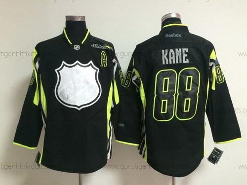 Herren Chicago Blackhawks #88 Patrick Kane 2015 All-Stars Trikots – Schwarz