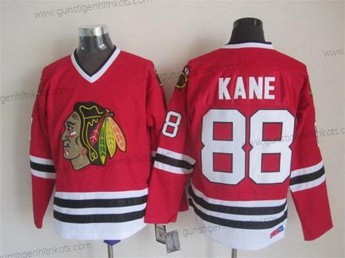 Herren Chicago Blackhawks #88 Patrick Kane Retro CCM Trikots – Rot