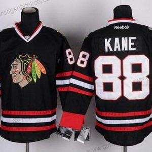 Herren Chicago Blackhawks #88 Patrick Kane Trikots – Schwarz