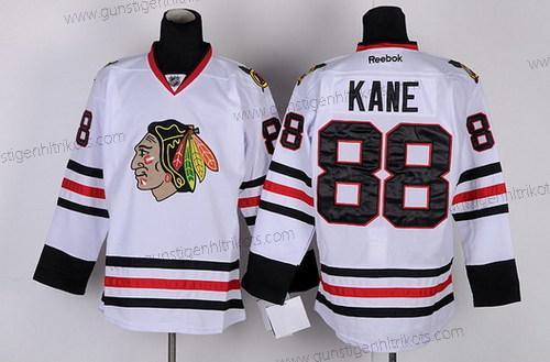 Herren Chicago Blackhawks #88 Patrick Kane Trikots – Weiß