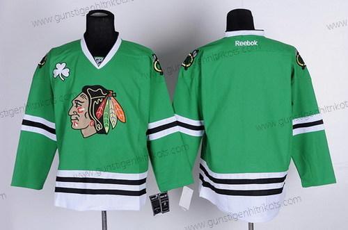 Herren Chicago Blackhawks Leer Trikots – Grün