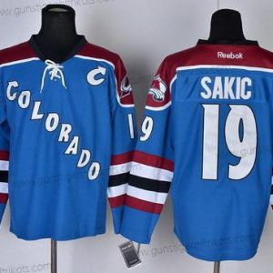 Herren Colorado Avalanche #19 Joe Sakic Ausweichtrikot Trikots – Blau