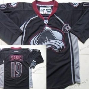 Herren Colorado Avalanche #19 Joe Sakic Ice Trikots – Schwarz