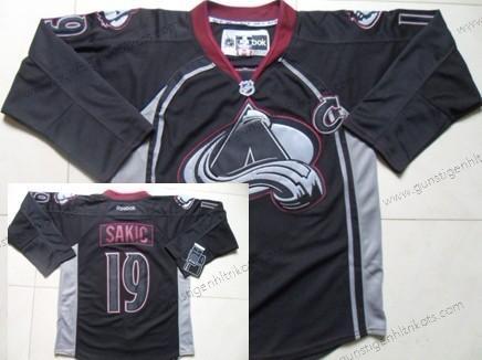 Herren Colorado Avalanche #19 Joe Sakic Ice Trikots – Schwarz