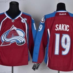 Herren Colorado Avalanche #19 Joe Sakic Trikots – Rot