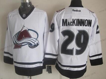 Herren Colorado Avalanche #29 Nathan Mackinnon 2014 Trikots – Weiß