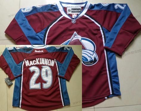 Herren Colorado Avalanche #29 Nathan Mackinnon Trikots – Rot