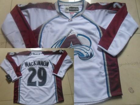 Herren Colorado Avalanche #29 Nathan Mackinnon Trikots – Weiß