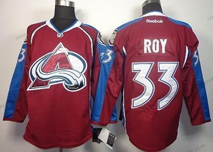 Herren Colorado Avalanche #33 Patrick Roy Trikots – Rot