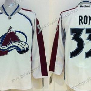 Herren Colorado Avalanche #33 Patrick Roy Trikots – Weiß