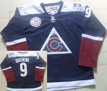 Herren Colorado Avalanche #9 Matt Duchene Reebok 20Th ersatzweise Premier Trikots – Marineblau Blau