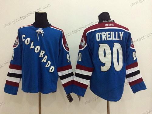 Herren Colorado Avalanche #90 Ryan O’Reilly Ausweichtrikot Trikots – Blau