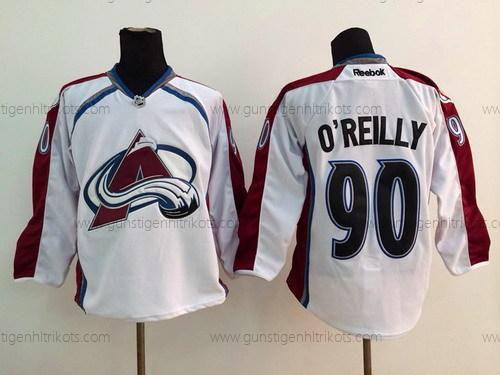 Herren Colorado Avalanche #90 Ryan O’Reilly Trikots – Weiß