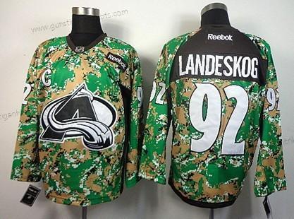 Herren Colorado Avalanche #92 Gabriel Landeskog 2014 Trikots – Tarnfarbe