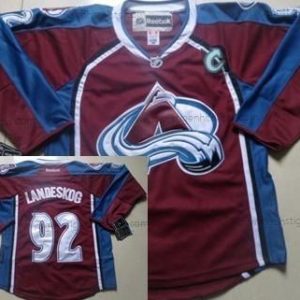 Herren Colorado Avalanche #92 Gabriel Landeskog Trikots – Rot