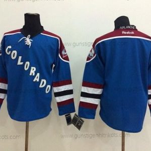 Herren Colorado Avalanche Leer Ausweichtrikot Trikots – Blau