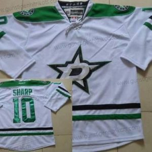 Herren Dallas Stars #10 Patrick Sharp Auswärtstrikots NHL Reebok Trikots – Weiß