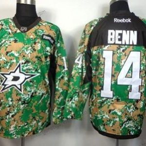 Herren Dallas Stars #14 Jamie Benn 2014 Trikots – Tarnfarbe