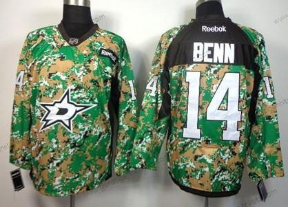 Herren Dallas Stars #14 Jamie Benn 2014 Trikots – Tarnfarbe