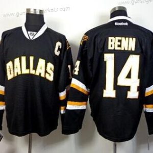 Herren Dallas Stars #14 Jamie Benn Trikots – Schwarz