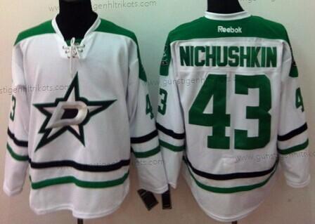 Herren Dallas Stars #43 Valeri Nichushkin 2013 Trikots – Weiß