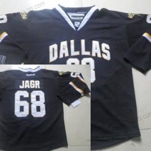 Herren Dallas Stars #68 Jaromir Jagr Trikots – Schwarz