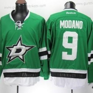 Herren Dallas Stars #9 Mike Modano 2013 Trikots – Grün