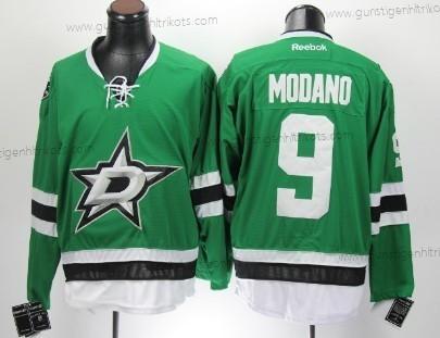 Herren Dallas Stars #9 Mike Modano 2013 Trikots – Grün