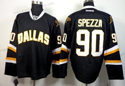 Herren Dallas Stars #90 Jason Spezza Trikots – Schwarz