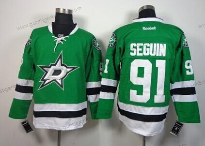 Herren Dallas Stars #91 Tyler Seguin 2013 Trikots – Grün