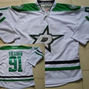 Herren Dallas Stars #91 Tyler Seguin 2013 Trikots – Weiß