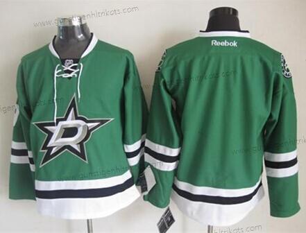 Herren Dallas Stars Leer 2013 Trikots – Grün